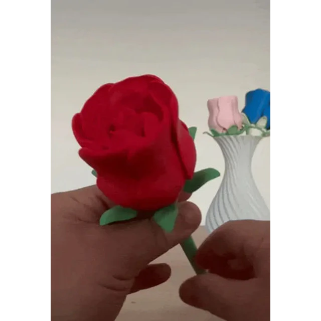 Decoración- Rosa Articulada Para San Valentín