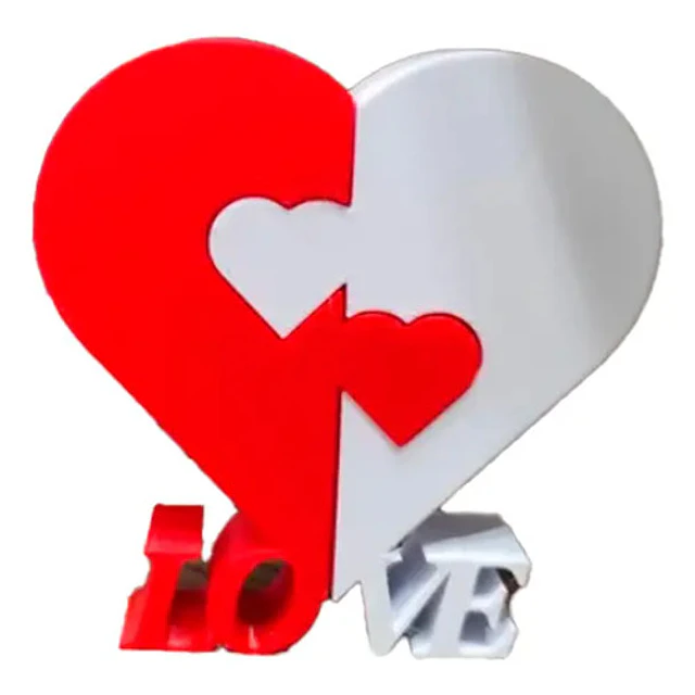 Corazón Partido Día De San Valentín
