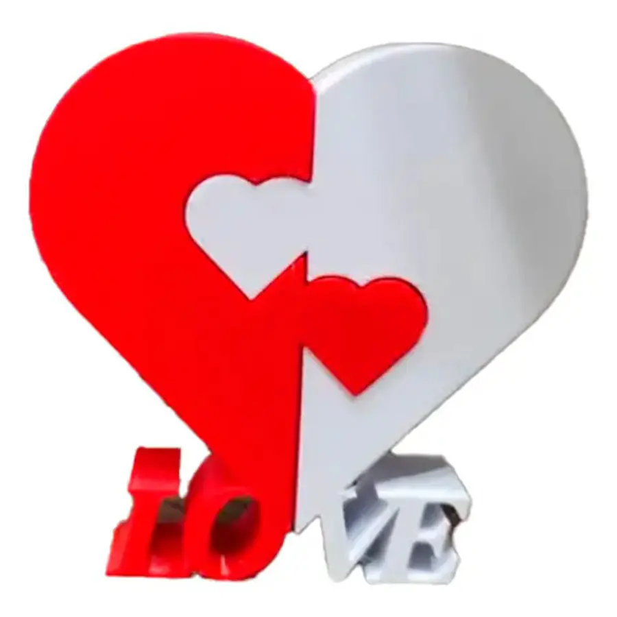 Corazón Partido Día De San Valentín