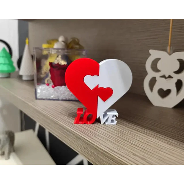 Corazón Partido Día De San Valentín