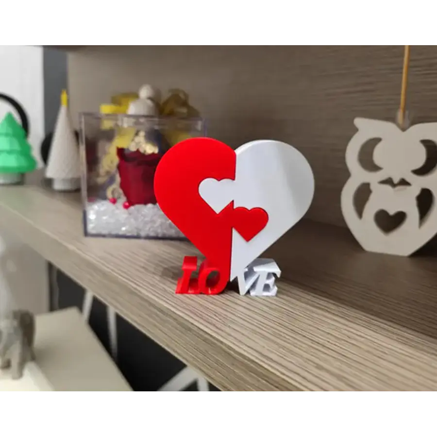 Corazón Partido Día De San Valentín