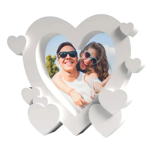 Marco De Fotos En Forma De Corazón - San Valentín