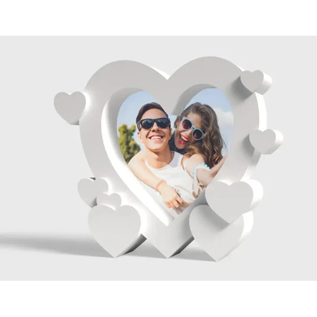 Marco De Fotos En Forma De Corazón - San Valentín