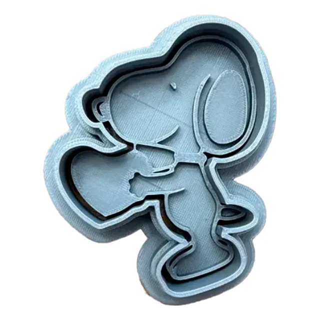 Cortador De Galletas Snoopy Corazón De San Valentín