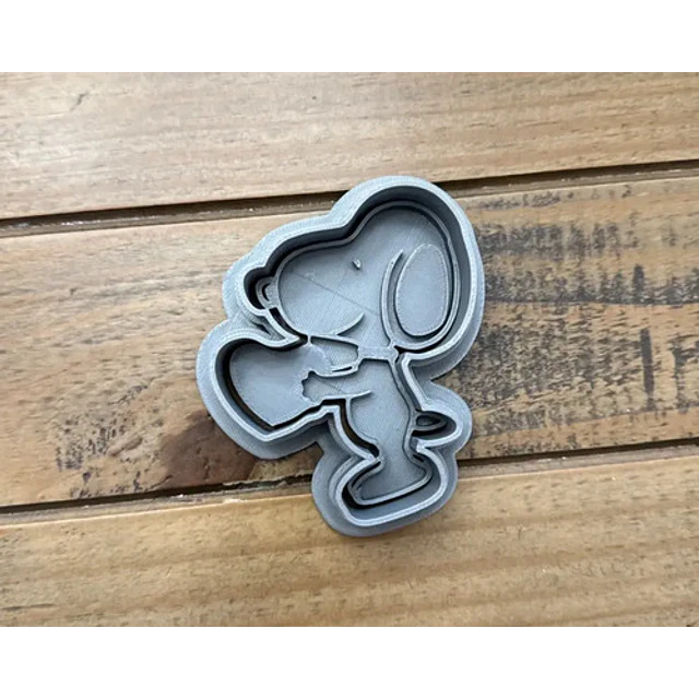 Cortador De Galletas Snoopy Corazón De San Valentín