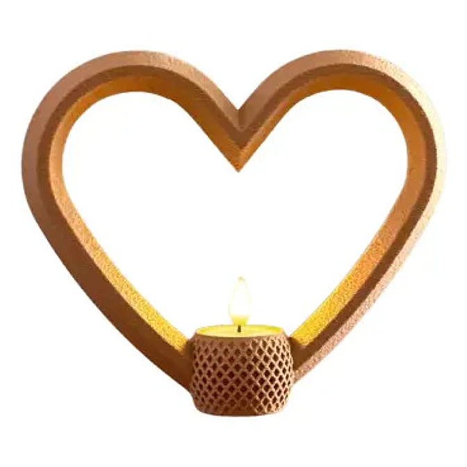 Portavela Corazones Para El Día De San Valentín (pack De 3) 3