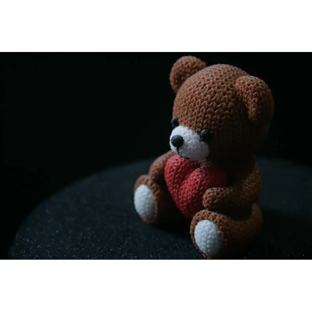 Peluche Osito De Punto Para El Día De San Valentín 3