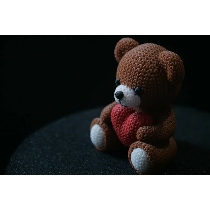 Peluche Osito De Punto Para El Día De San Valentín 3