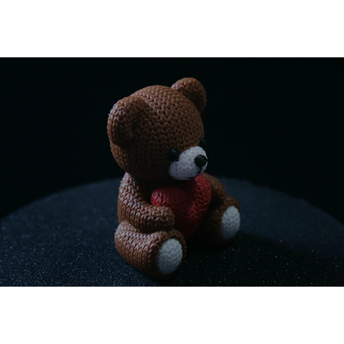 Peluche Osito De Punto Para El Día De San Valentín 5