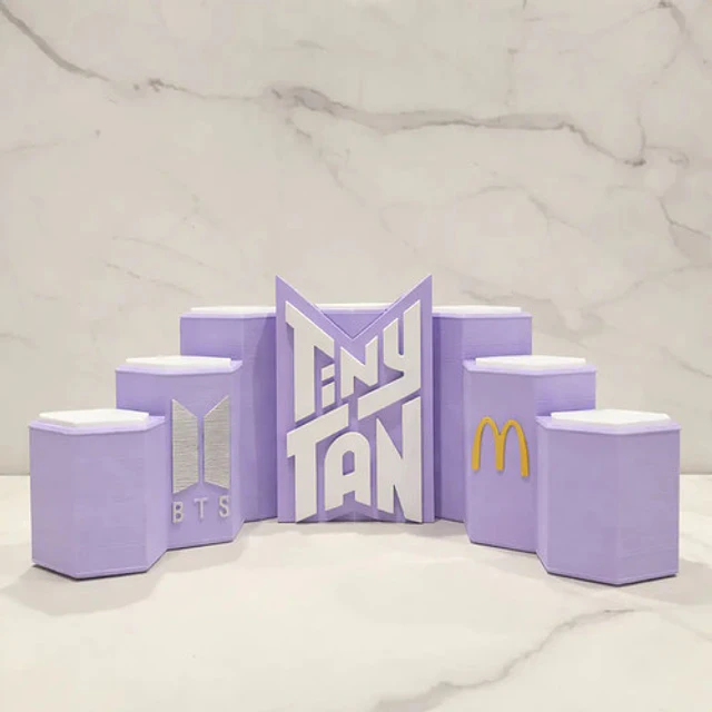 Soporte De Tiny Tan Bts (para Set Cajita Feliz)