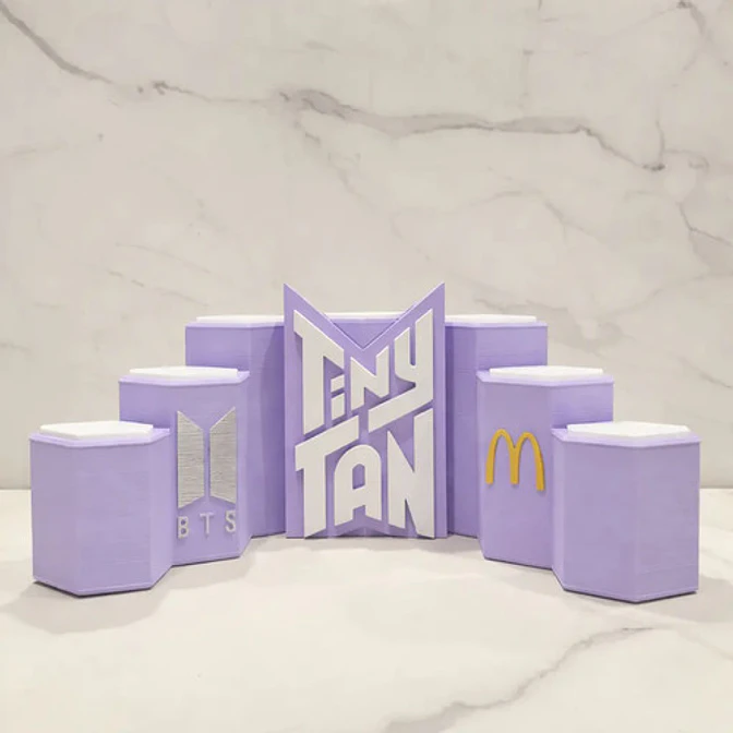 Soporte De Tiny Tan Bts (para Set Cajita Feliz) 2