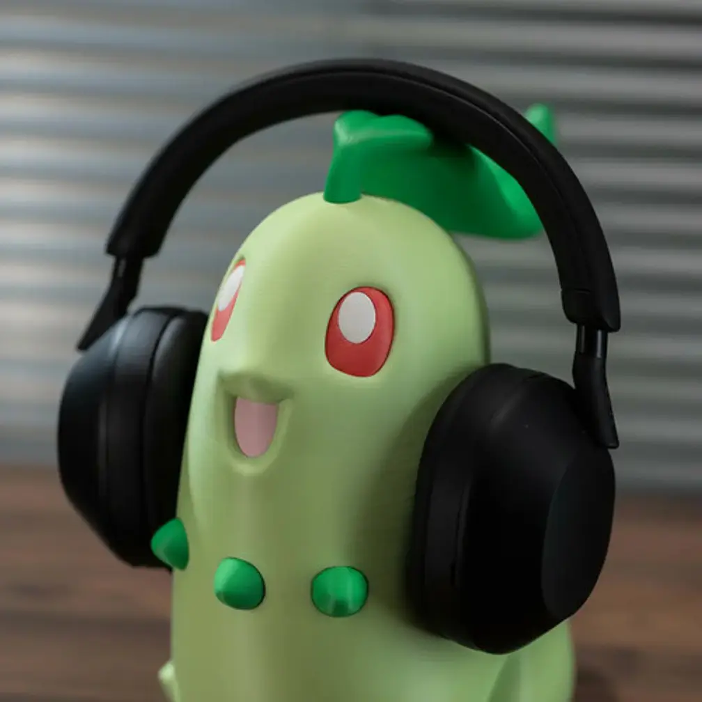 Figura Chikorita Soporte Para Auriculares 3