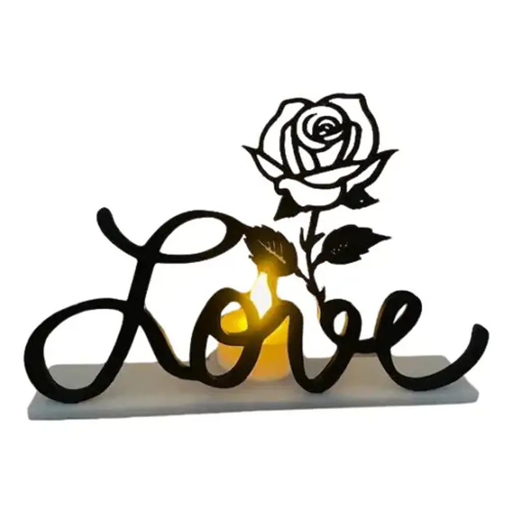 Porta Vela Love Color Negro 2