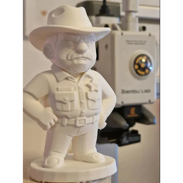 Figura Estatua Jim Hopper - Stranger Things