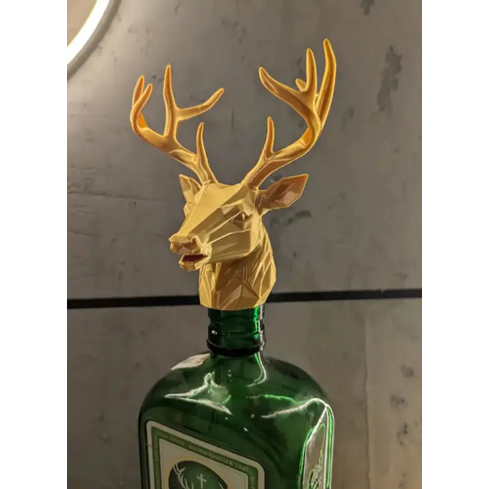 Tapón Vertedor De Botella Con Cabeza De Ciervo 5