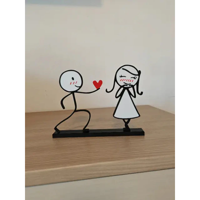 Cuadro Decorativo- Pareja De Enamorados San Valentín
