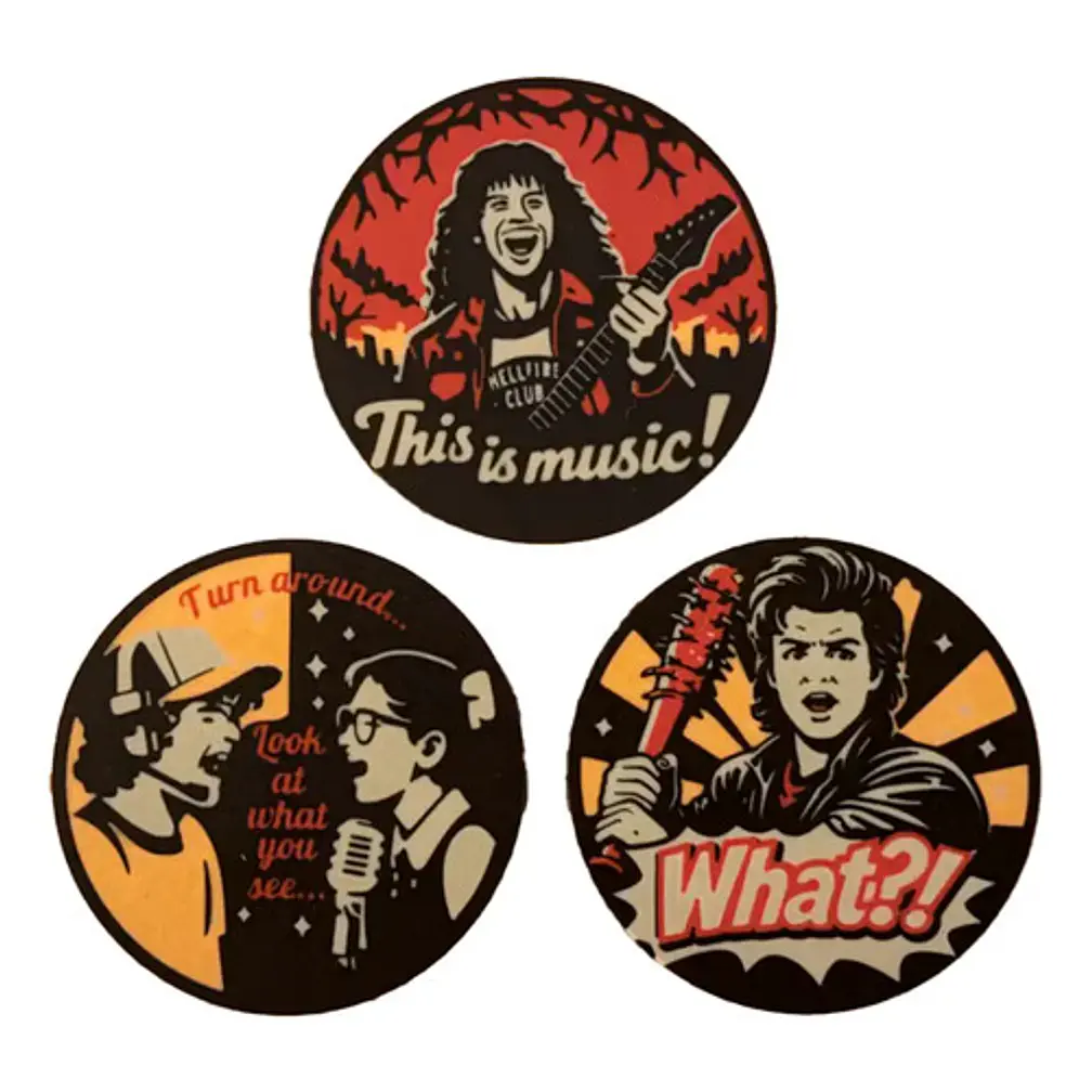 Posavasos - Stranger Things (pack 3 Un) 1