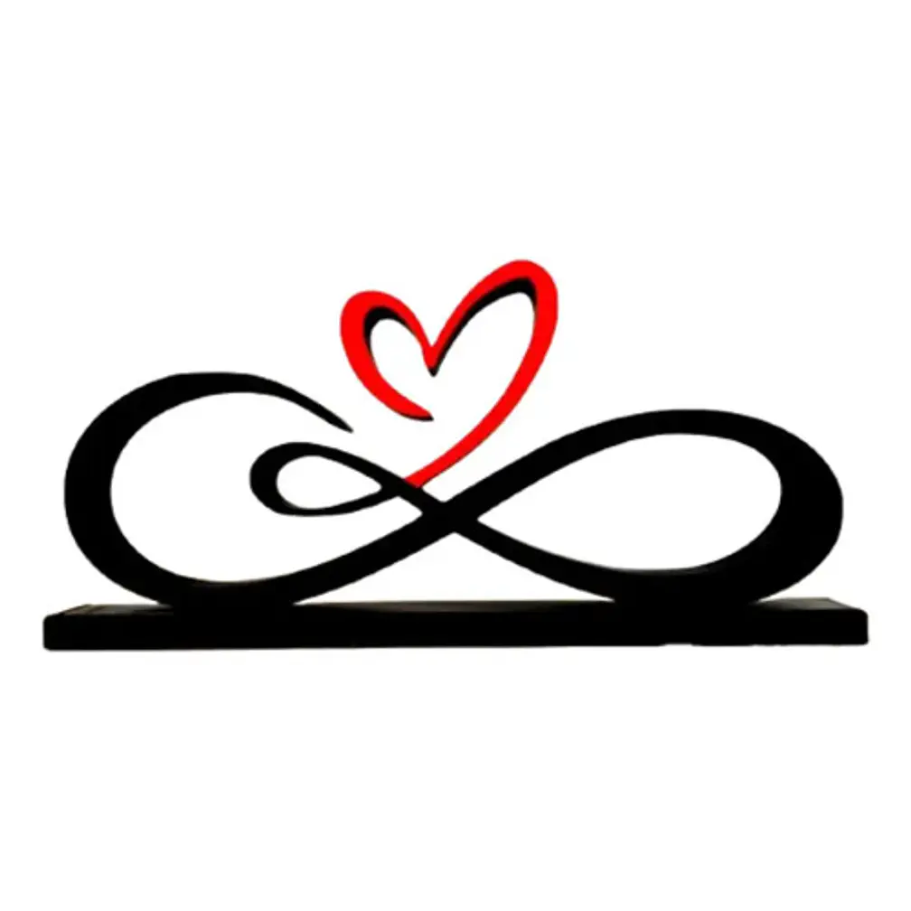 Cuadro Decorativo- Corazón Infinito De San Valentín 1