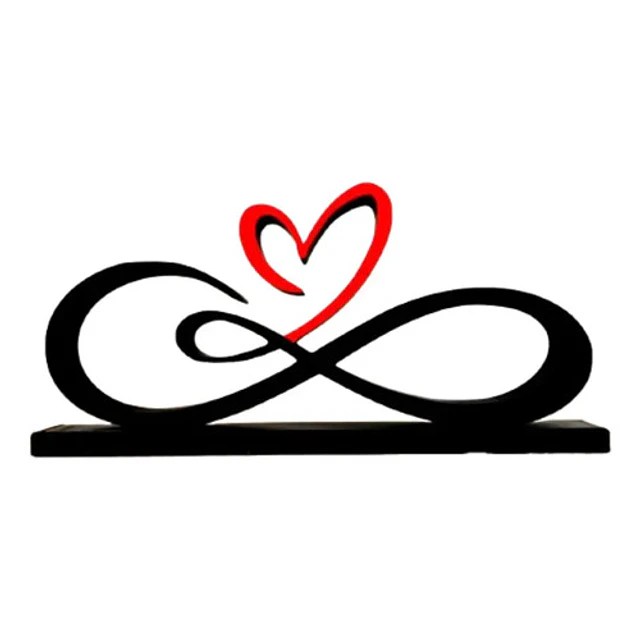 Cuadro Decorativo- Corazón Infinito De San Valentín