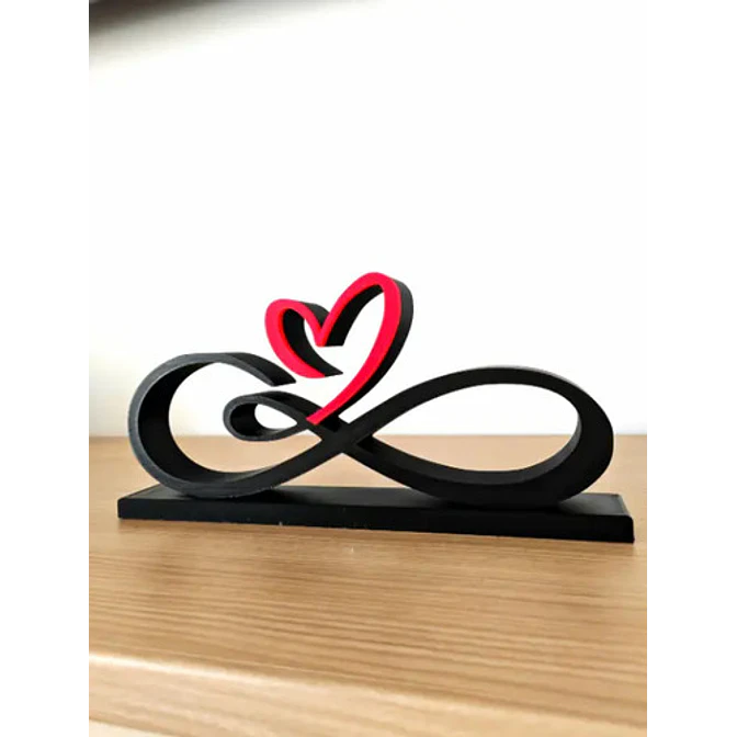 Cuadro Decorativo- Corazón Infinito De San Valentín 3
