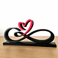 Cuadro Decorativo- Corazón Infinito De San Valentín - Miniatura 3