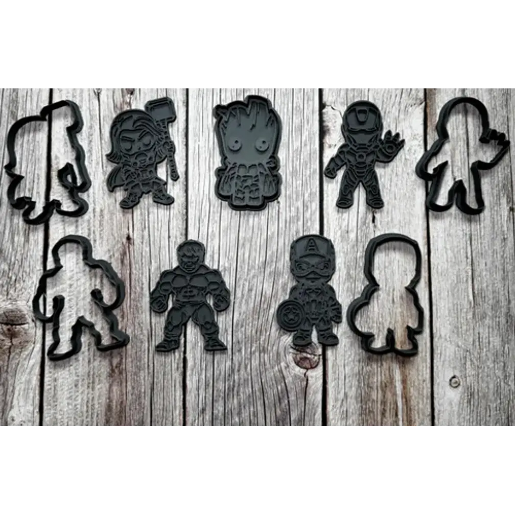 Cortadores De Galletas - Los Vengadores (pack 5 Un) 3