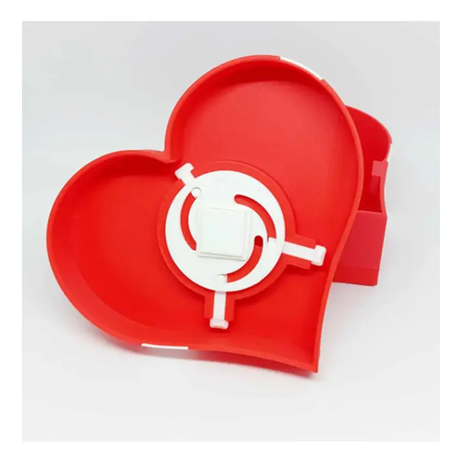 Caja De Corazón  Con Cerradura Para San Valentín