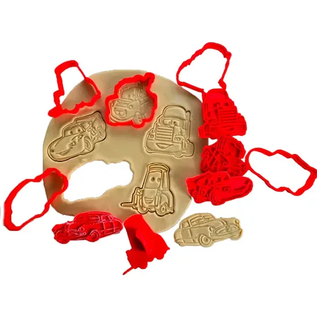Cortadores De Galletas - Cars (pack 5 Un)
