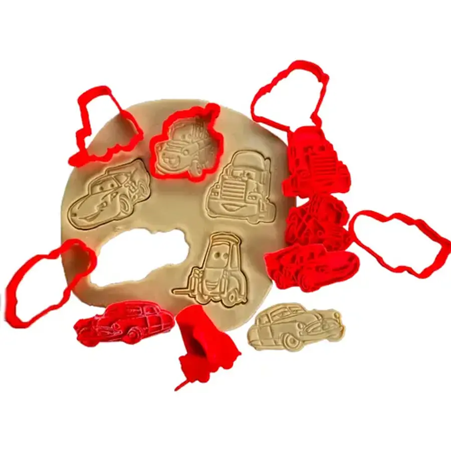 Cortadores De Galletas - Cars (pack 5 Un)