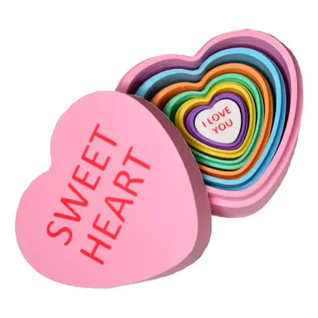 Decoración Corazones De Caramelo Para Regalo - San Valentín