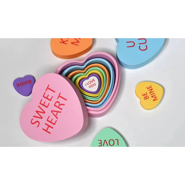 Decoración Corazones De Caramelo Para Regalo - San Valentín