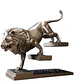 Estatua- León En Escaleras - Miniatura 1