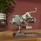Estatua- León En Escaleras - Miniatura 2