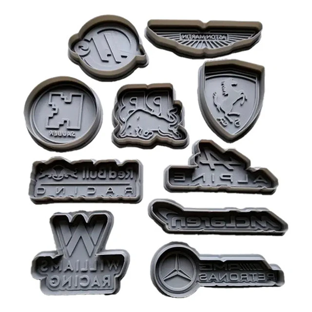 Cortadores De Galletas - Fórmula 1 (pack 10 Un)