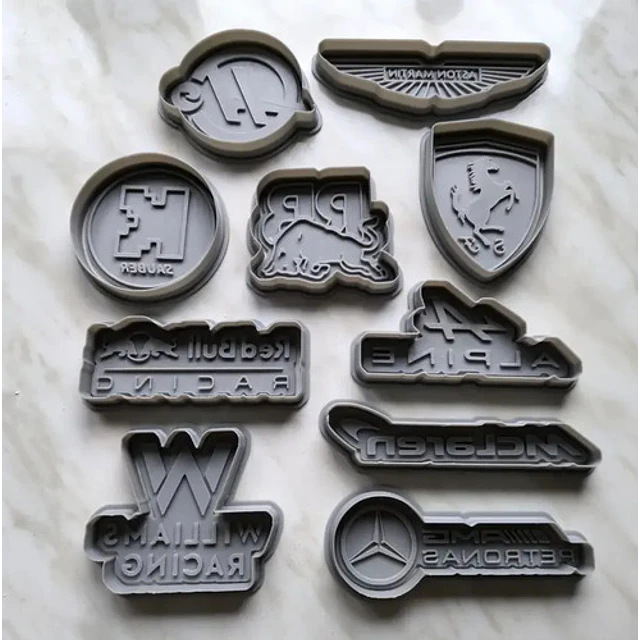 Cortadores De Galletas - Fórmula 1 (pack 10 Un)