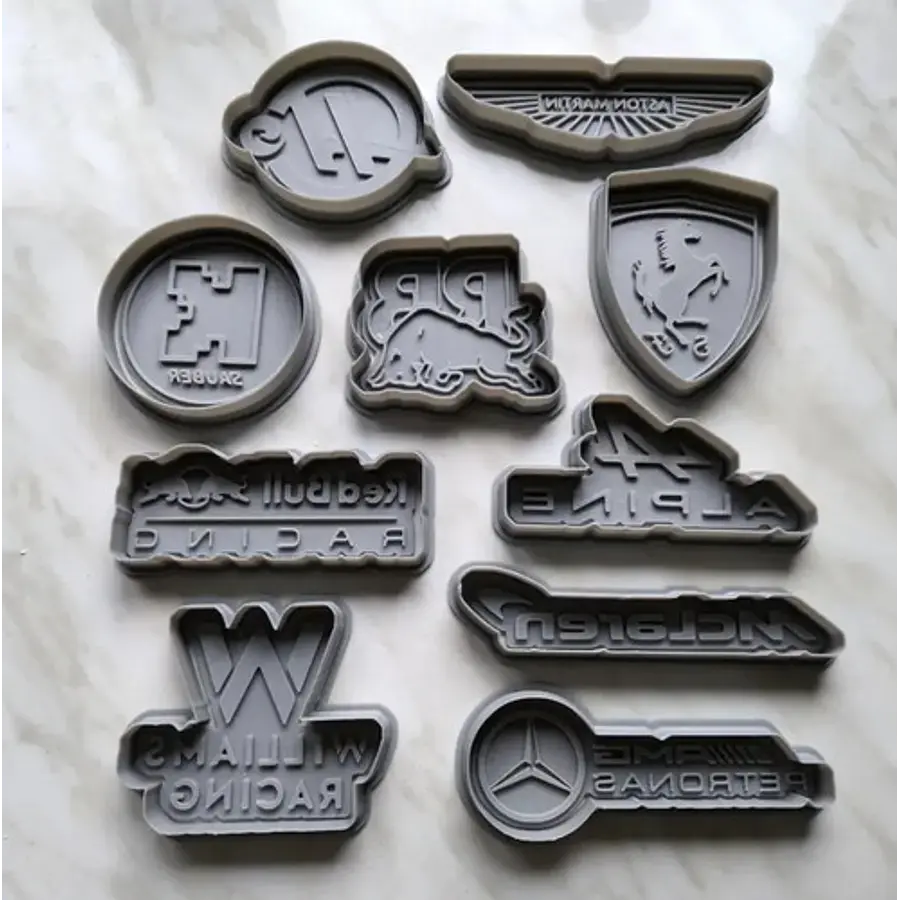 Cortadores De Galletas - Fórmula 1 (pack 10 Un)