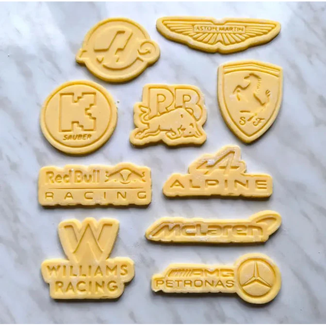 Cortadores De Galletas - Fórmula 1 (pack 10 Un) 3
