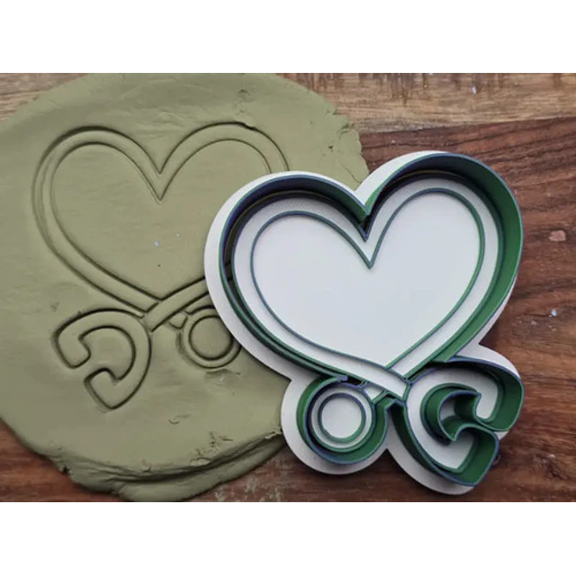 Cortador De Galleta De Estetoscopio Corazón Enfermera Médico