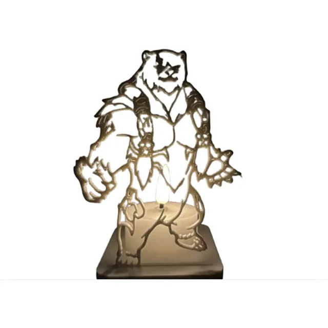 Portavelas Led- Volibear De League Of Legends (sin Vela)