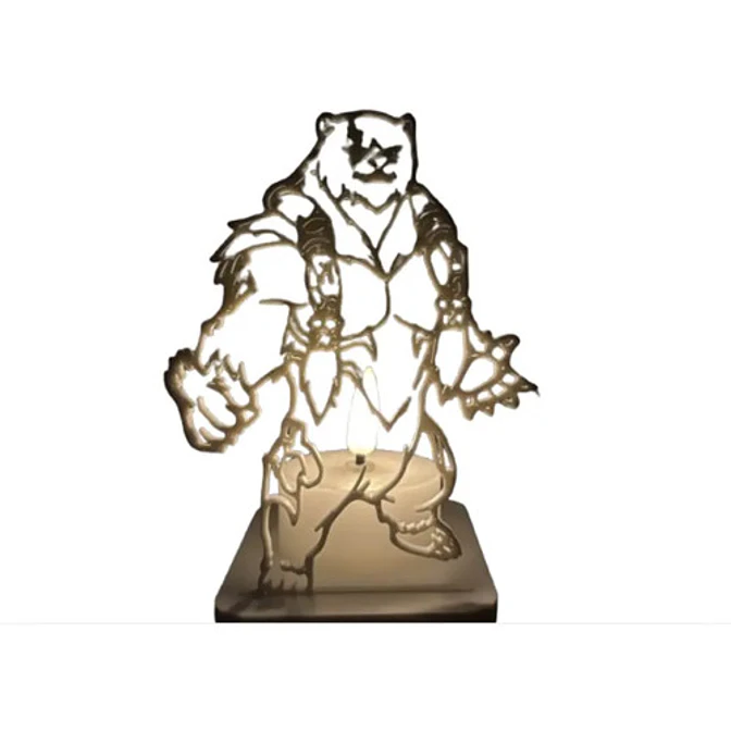 Portavelas Led- Volibear De League Of Legends (sin Vela) 1