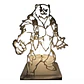 Portavelas Led- Volibear De League Of Legends (sin Vela) - Miniatura 1