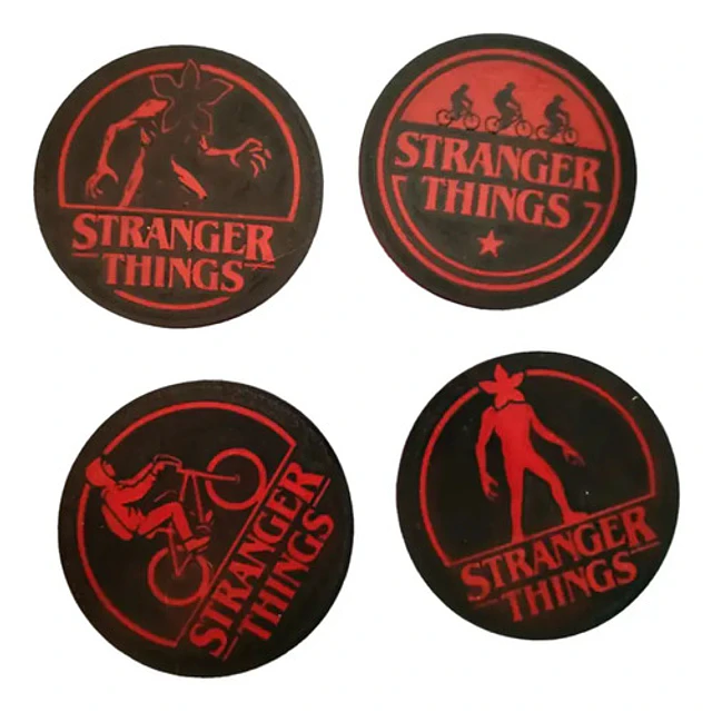 Posavasos - Stranger Things (pack 4 Un)