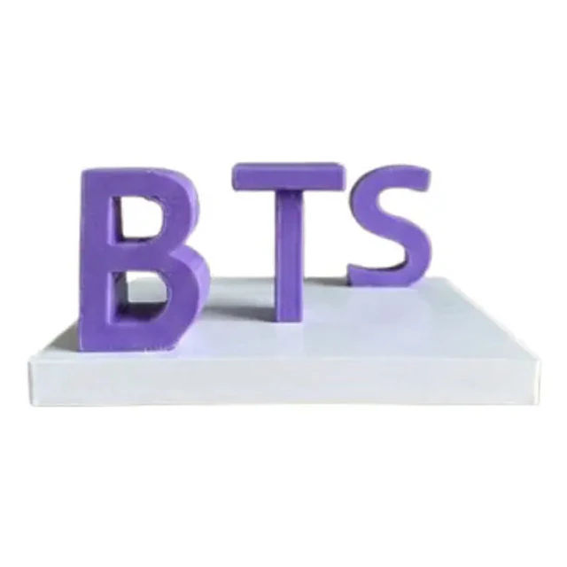 Estatua Texto Decorativo Bts Y Armys Invertido