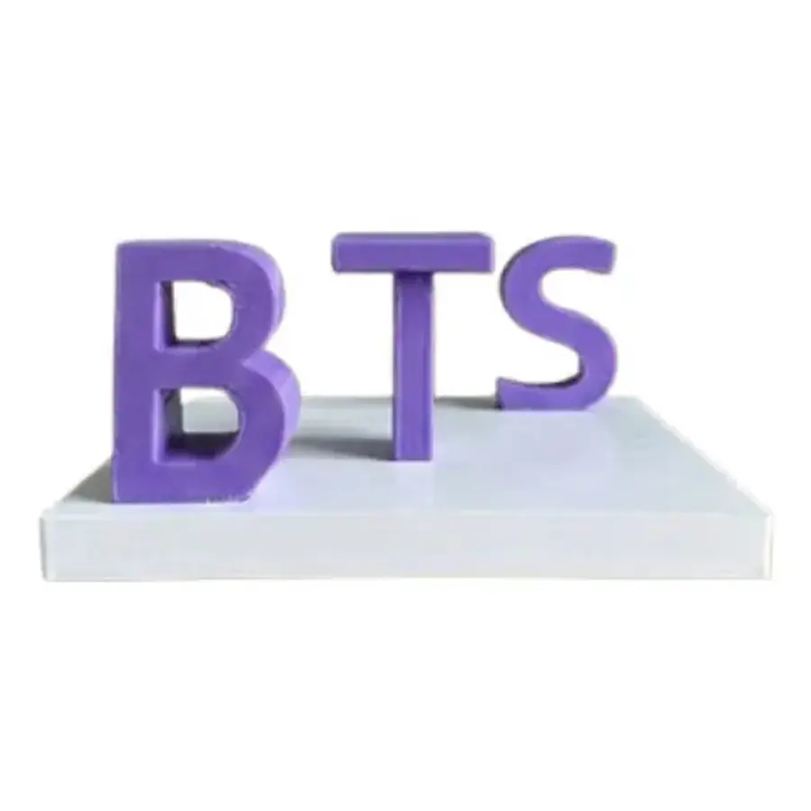 Estatua Texto Decorativo Bts Y Armys Invertido