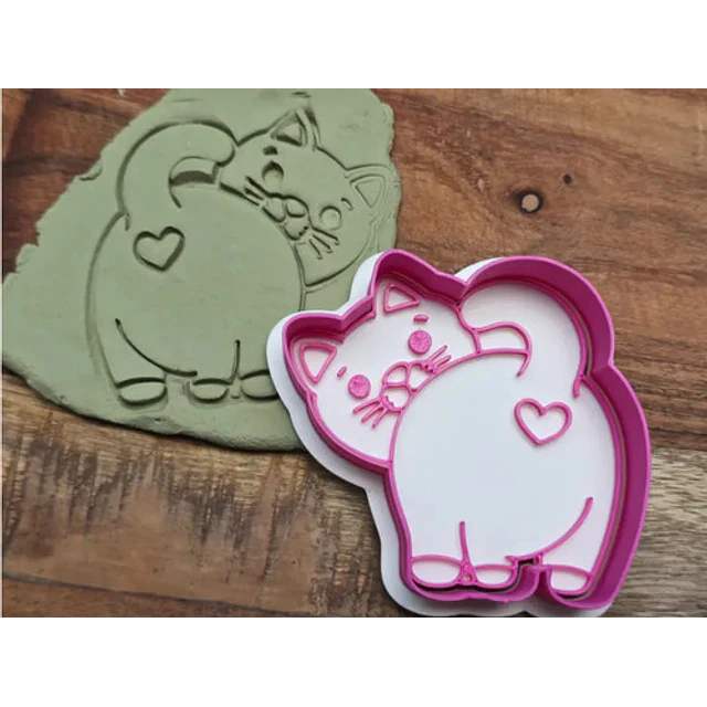 Cortador Y Sellador De Galletas De Amor De Gato