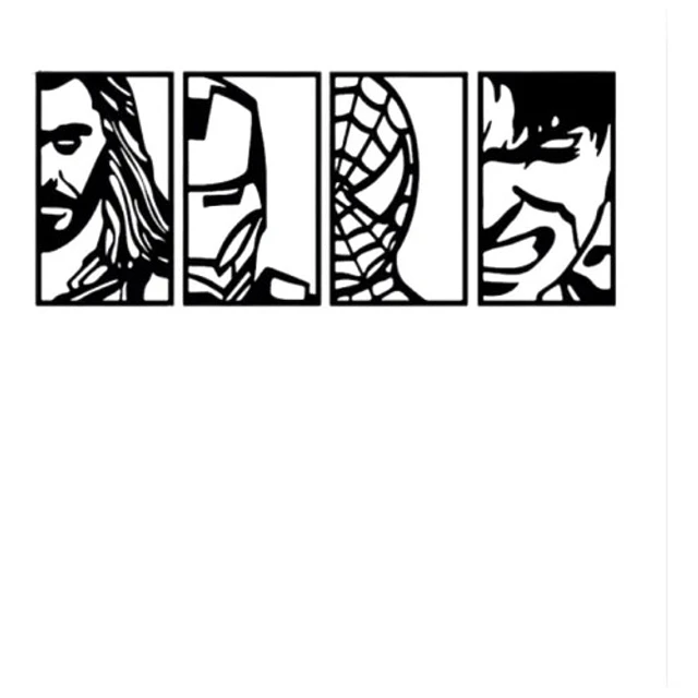 Decoración De Pared De Los Vengadores