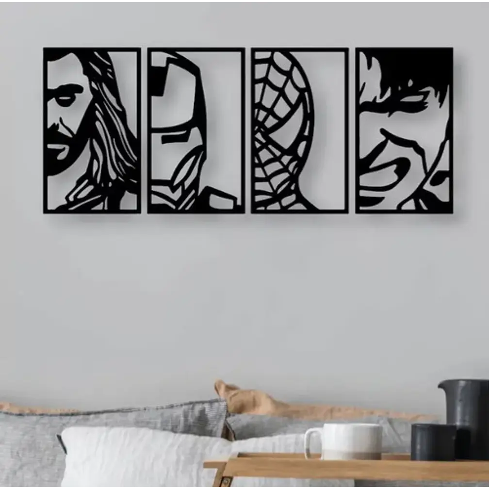 Decoración De Pared De Los Vengadores 2