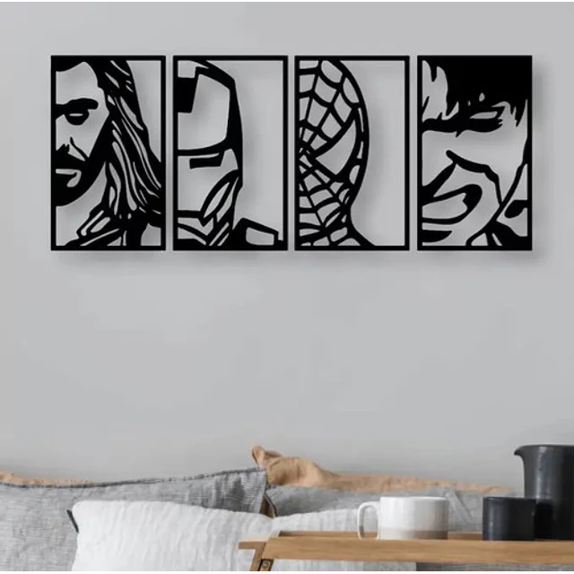 Decoración De Pared De Los Vengadores