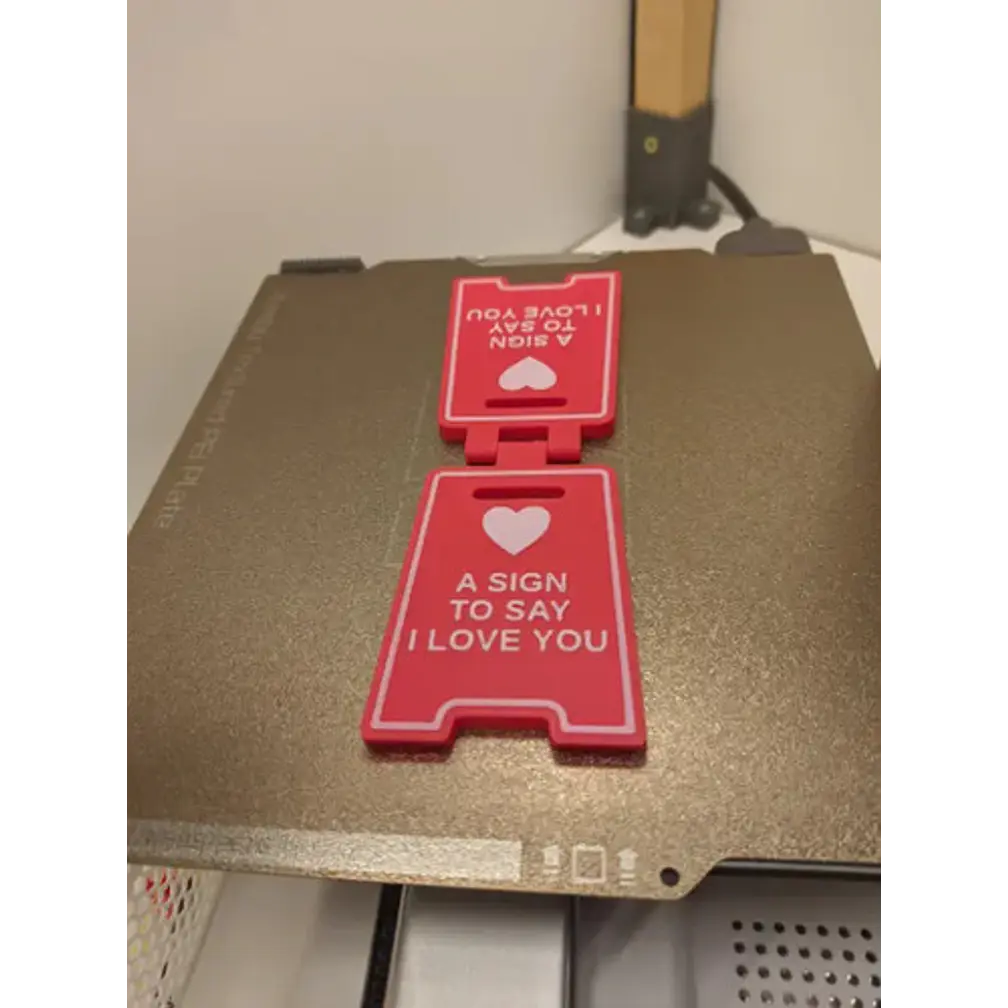 Cartel  Te Amo  De San Valentín 1