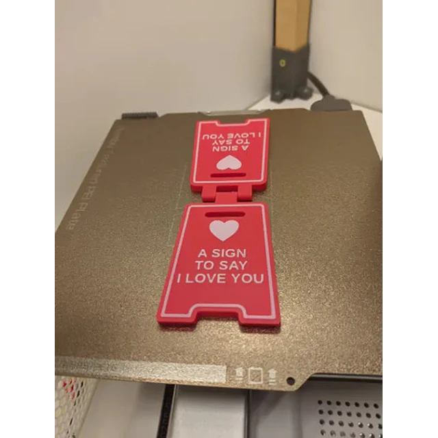 Cartel  Te Amo  De San Valentín